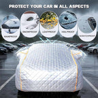 Hail Protection Car Cover A- Universal Fit for Sedans, SUVs & Pickup