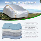 Hail Protection Car Cover A- Universal Fit for Sedans, SUVs & Pickup