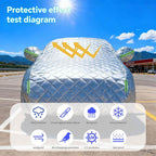 Hail Protection Car Cover B - Universal Fit for Sedans, SUVs & Pickup