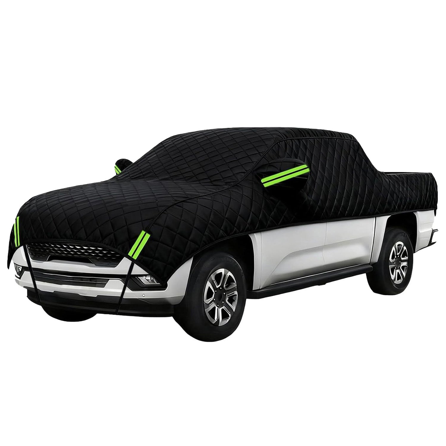 Hail Protection Half Car Cover - Universal Fit for Sedans, SUVs & Pickup Trucks - Waterproof, All-Weather